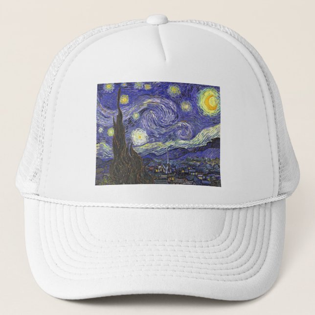 Gorra De Camionero Noche estrellada de Vincent van Gogh (Anverso)