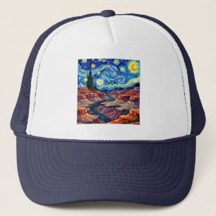 Gorra De Camionero Noche estrellada Gran Cañón Arizona