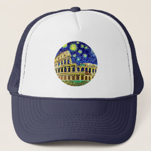 Gorra De Camionero Noche estrellada Roma Italia
