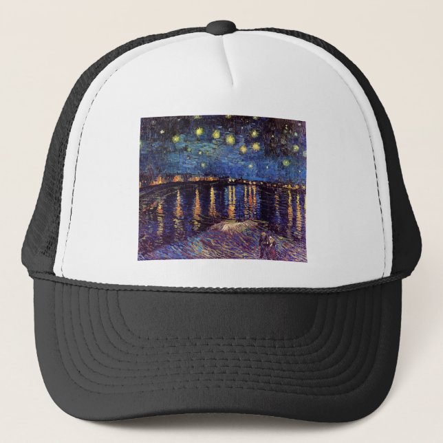 Gorra De Camionero Noche estrellada sobre el Ródano por Van Gogh (Anverso)