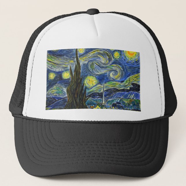 Gorra De Camionero Noche estrellada, Van Gogh (Anverso)
