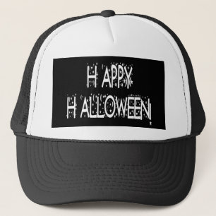 Gorra De Camionero Noche Feliz Halloween Textos