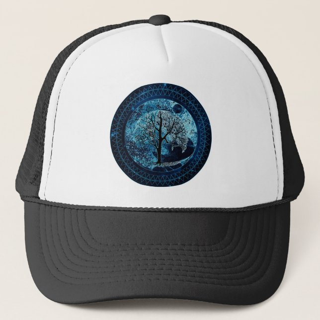 Gorra De Camionero Noche pacífica (Anverso)