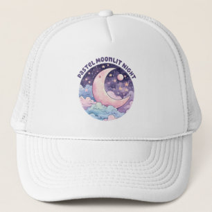 Gorra De Camionero Noche Pastel Moonlit - Luna Crescent Dreamy
