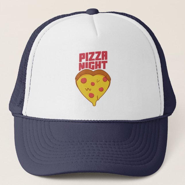 Gorra De Camionero Noche Pizza (Anverso)