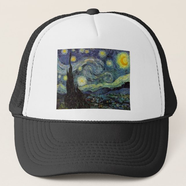 Gorra De Camionero Noche Starry - van Gogh (Anverso)