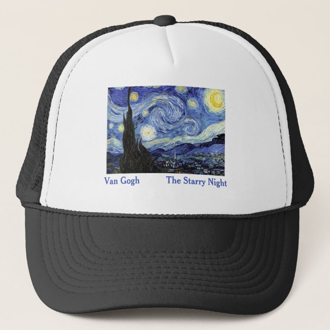 Gorra De Camionero Noche Van Gogh Starry (Anverso)
