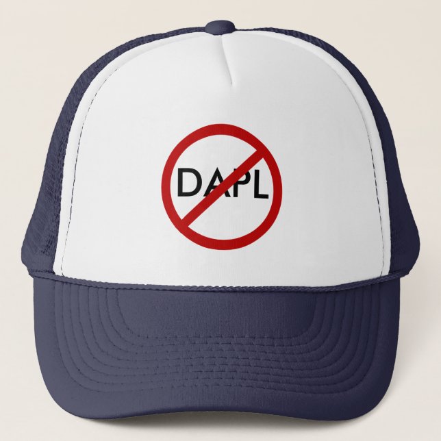Gorra De Camionero NoDAPL (Anverso)