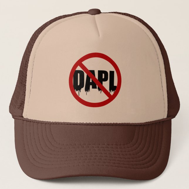 Gorra De Camionero #NoDAPL (Anverso)
