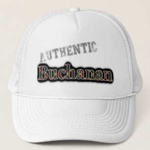 Gorra De Camionero Nombre auténtico del clan Buchanan Scottish Tartan