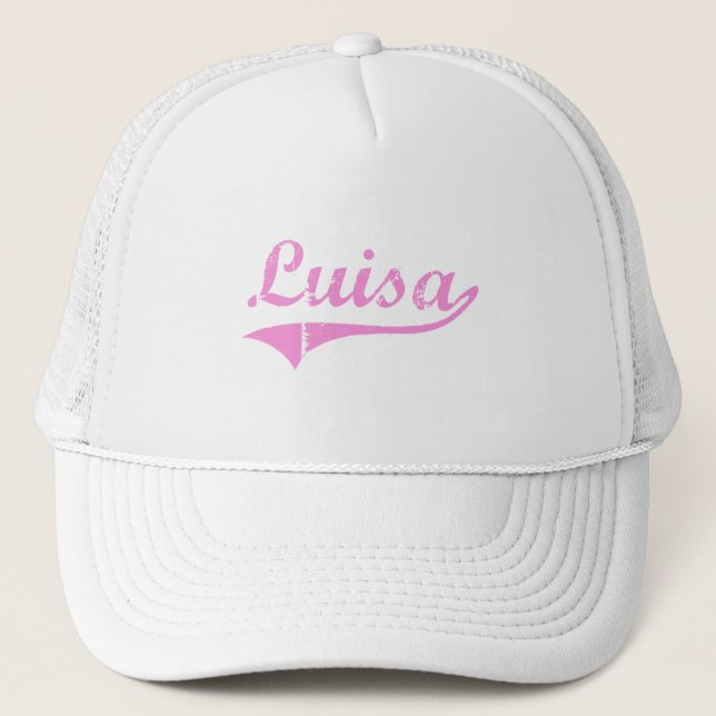 Gorra De Camionero Nombre clásico del estilo de Luisa (Anverso)