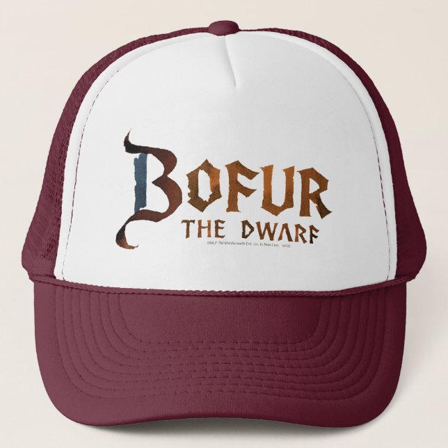 Gorra De Camionero Nombre de Bofur (Anverso)