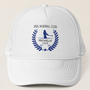 Gorra De Camionero Nombre de Club de béisbol Personalizado Clásico