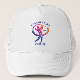 Gorra De Camionero Nombre de Club de Golf Personalizado Clásico