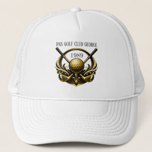 Gorra De Camionero Nombre de Club de Golf Personalizado Clásico