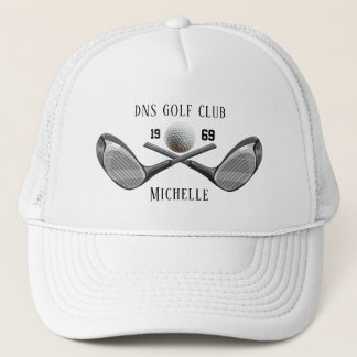 Gorra De Camionero Nombre de Club de Golf Personalizado Clásico
