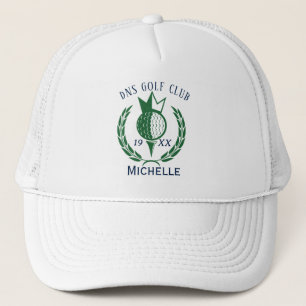 Gorra De Camionero Nombre de Club de Golf Personalizado Clásico