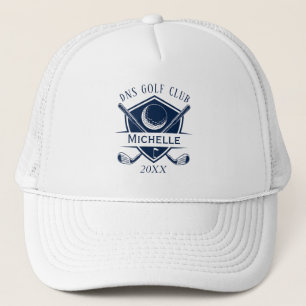 Gorra De Camionero Nombre de Club de Golf Personalizado Clásico