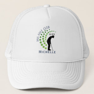 Gorra De Camionero Nombre de Club de Golf Personalizado Clásico
