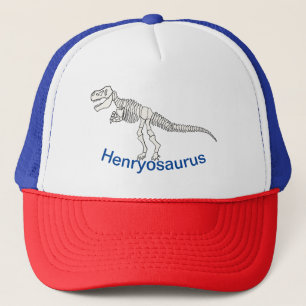 Gorra De Camionero Nombre de dinosaurio personalizado Trucker Hat