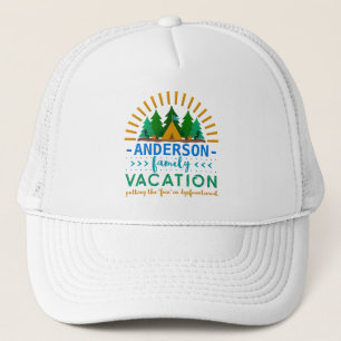 Gorra De Camionero Nombre de encargo divertido de la acampada el   de