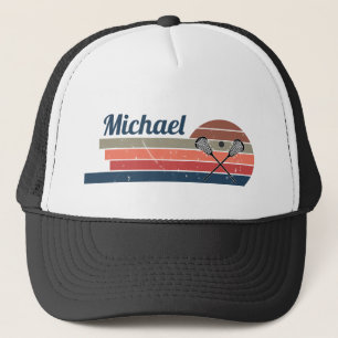 Gorra De Camionero Nombre de Lacrosse personalizado