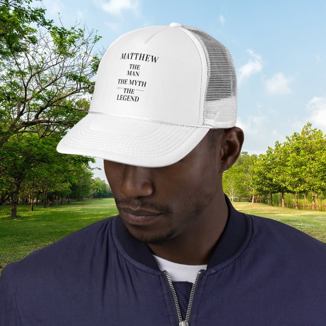 Gorra De Camionero Nombre de leyenda del mito del hombre (Subido por el creador)