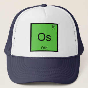 Gorra De Camionero Nombre de Otis Elemento Químico Tabla Periódica