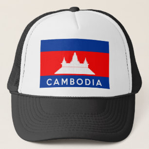 Gorra De Camionero nombre de símbolo de marca de país de camboya