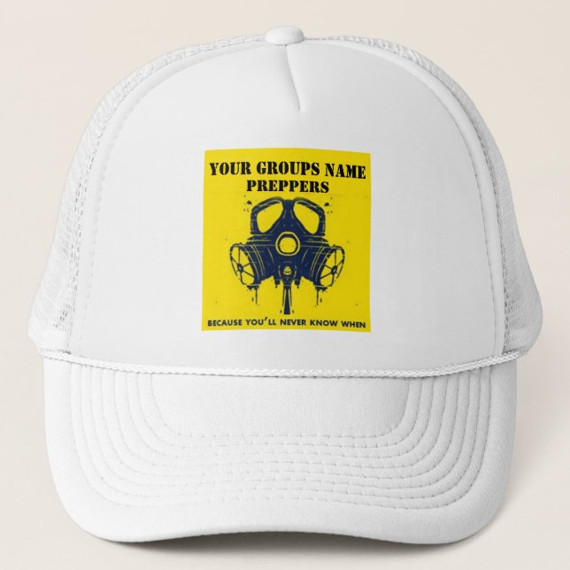 GORRA DE CAMIONERO NOMBRE DE SU GRUPO (Anverso)