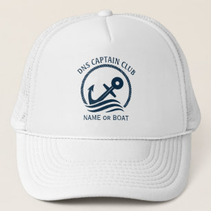 Gorra De Camionero Nombre del barco capitán