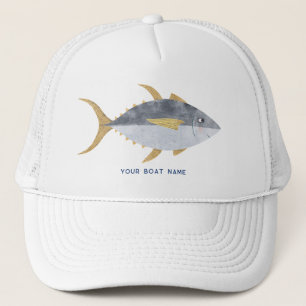 Gorra De Camionero Nombre del barco de pescado del atún