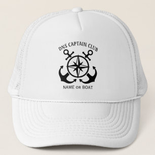Gorra De Camionero Nombre del capitán de su barco