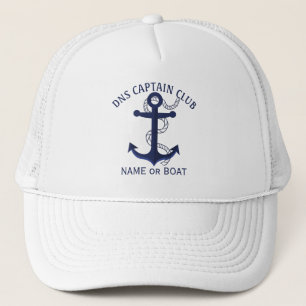 Gorra De Camionero Nombre del capitán de su barco