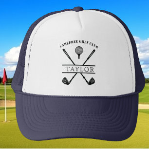 Gorra De Camionero Nombre del club de golf personalizado