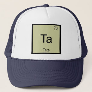 Gorra De Camionero Nombre del Estado Elemento Químico Tabla Periódica