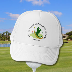 Gorra De Camionero Nombre del golfista de despedida de soltero Último