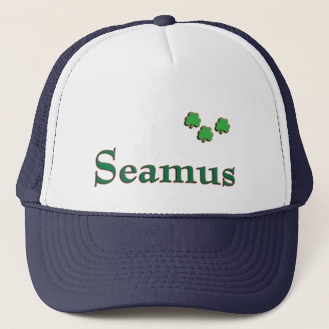 Gorra De Camionero Nombre del irlandés de Seamus (Anverso)