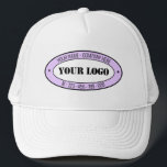 Gorra De Camionero Nombre del logotipo del personalizado Sello comerc<br><div class="desc">Nombre personalizado Empresa Logo Empresa Personalizable profesional promocional de texto personalizado Regalo - Añadir su logotipo - Imagen - Foto / Nombre - Compañía / Sitio web o teléfono o correo electrónico - Información de contacto o dirección - Redimensionar y mover o eliminar y añadir elementos - imagen / texto...</div>