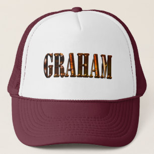 Gorra De Camionero Nombre del naranja Sunset Graham