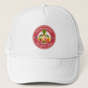 Gorra De Camionero Nombre del personal de la tienda de frutas Smoothi
