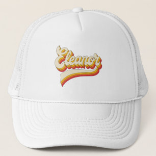 Gorra De Camionero Nombre Eleanor Diseño Retro Vintage Años 70