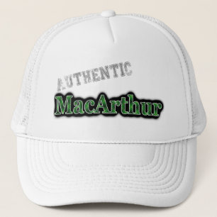 Gorra De Camionero Nombre escocés del tartán de MacArthur del clan