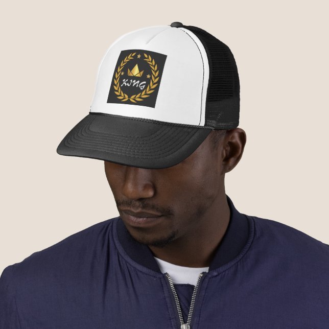 Gorra De Camionero Nombre KING Con Logo Crown Image Charming-Cap Supe (In situ)