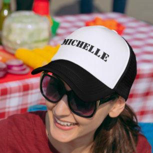 Gorra De Camionero Nombre Monograma Personalizado