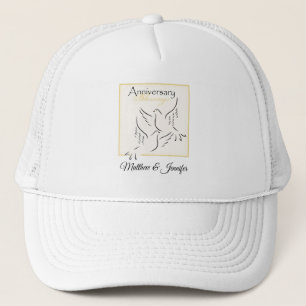Gorra De Camionero Nombre personalizado, bendiciones de aniversario d