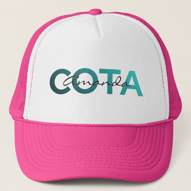 Gorra De Camionero Nombre Personalizado COTA (Anverso)