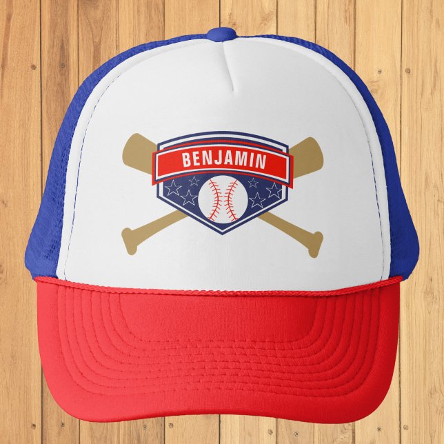 Gorra De Camionero Nombre Personalizado del Béisbol Infantil (Subido por el creador)