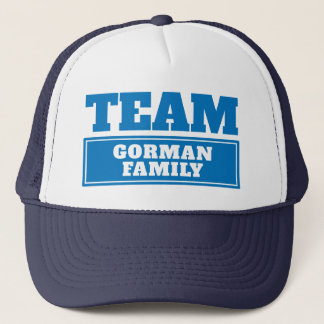 Gorra De Camionero Nombre personalizado del equipo o nombre de la fam