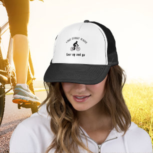 Gorra De Camionero Nombre personalizado del grupo de ciclismo